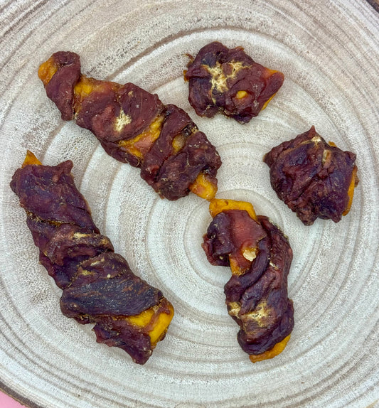 Mango Wrapped in Beef & Duck