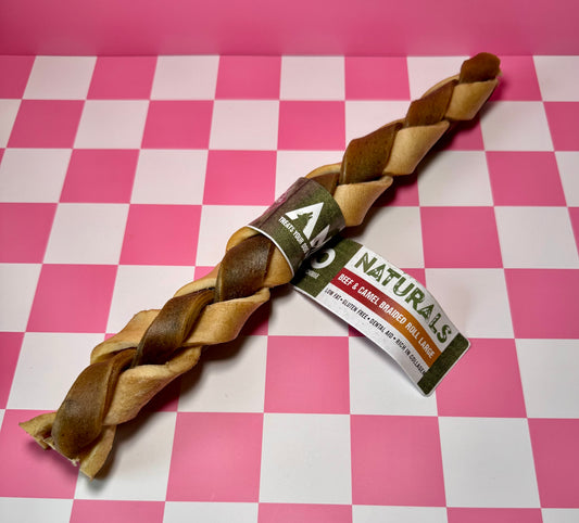 Anco Naturals Beef & Camel Braided Roll | Large