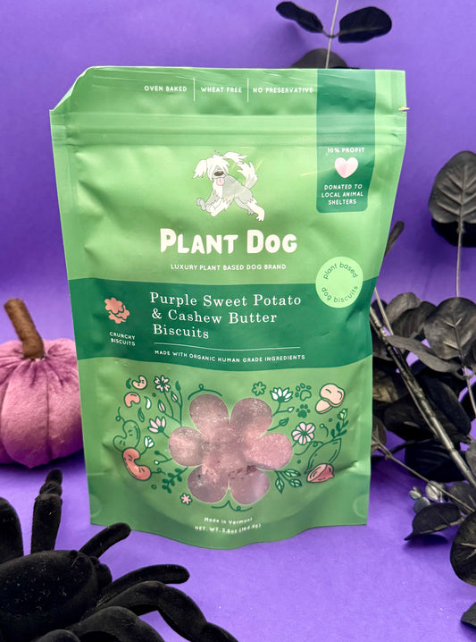 Purple Sweet Potato & Cashew Butter Biscuit
