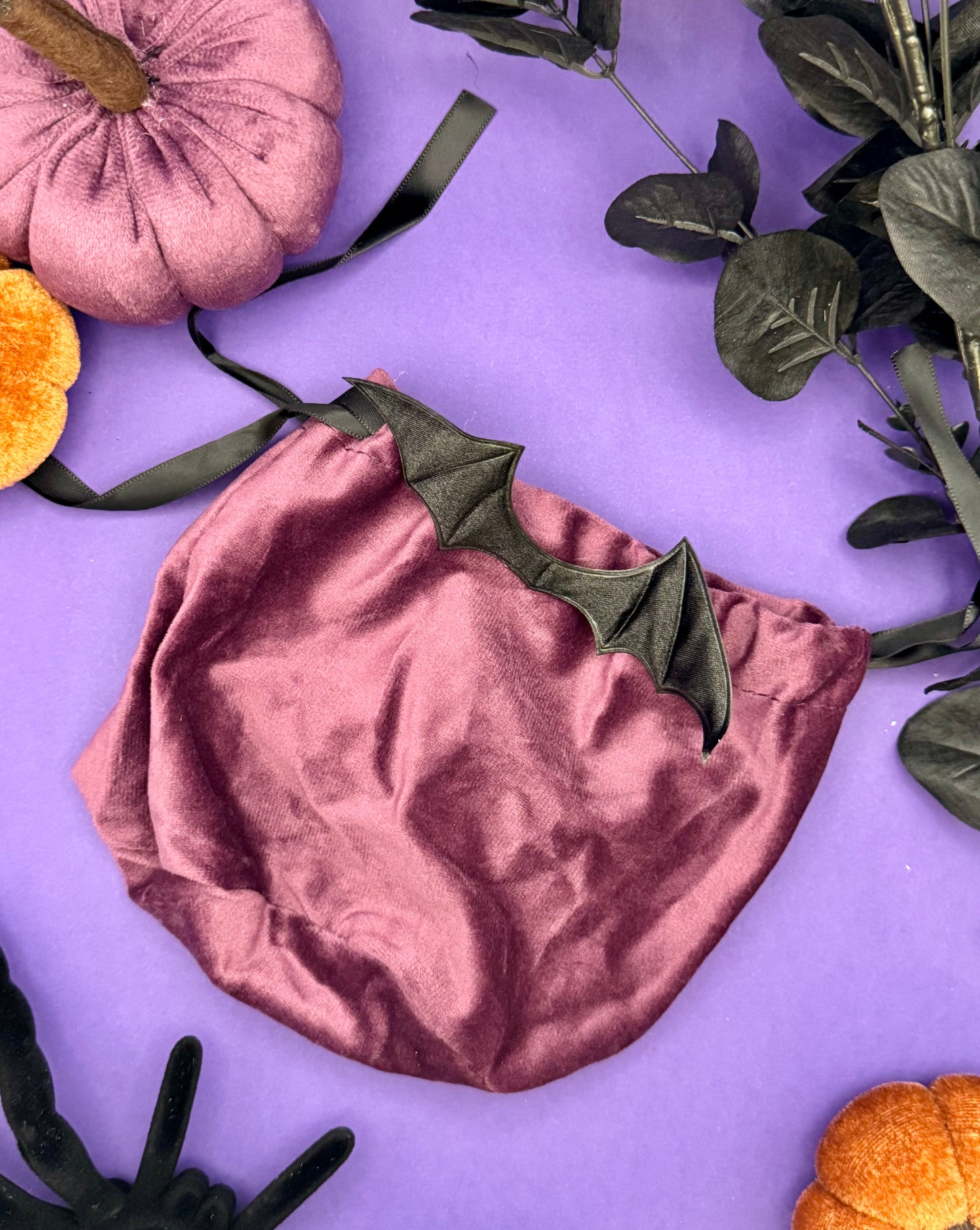 Spooky Velvet Treat Bag