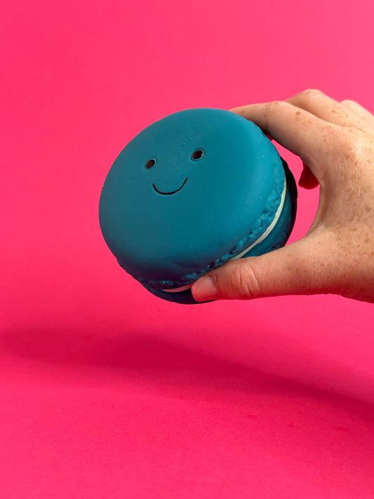 Foodie Faces Latex Toy - Macaron