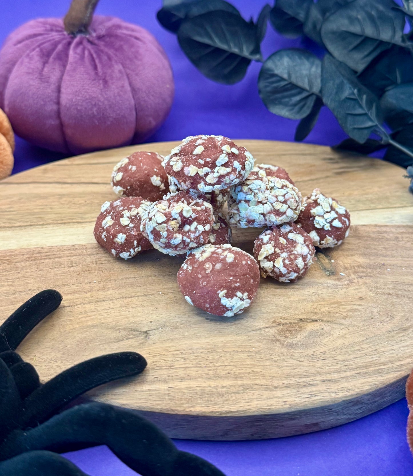 Chicken & Purple Sweet Potato Balls