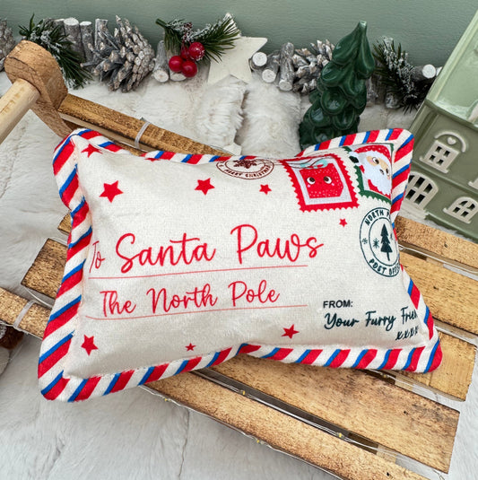 Letter to Santa Paws Plush Toy