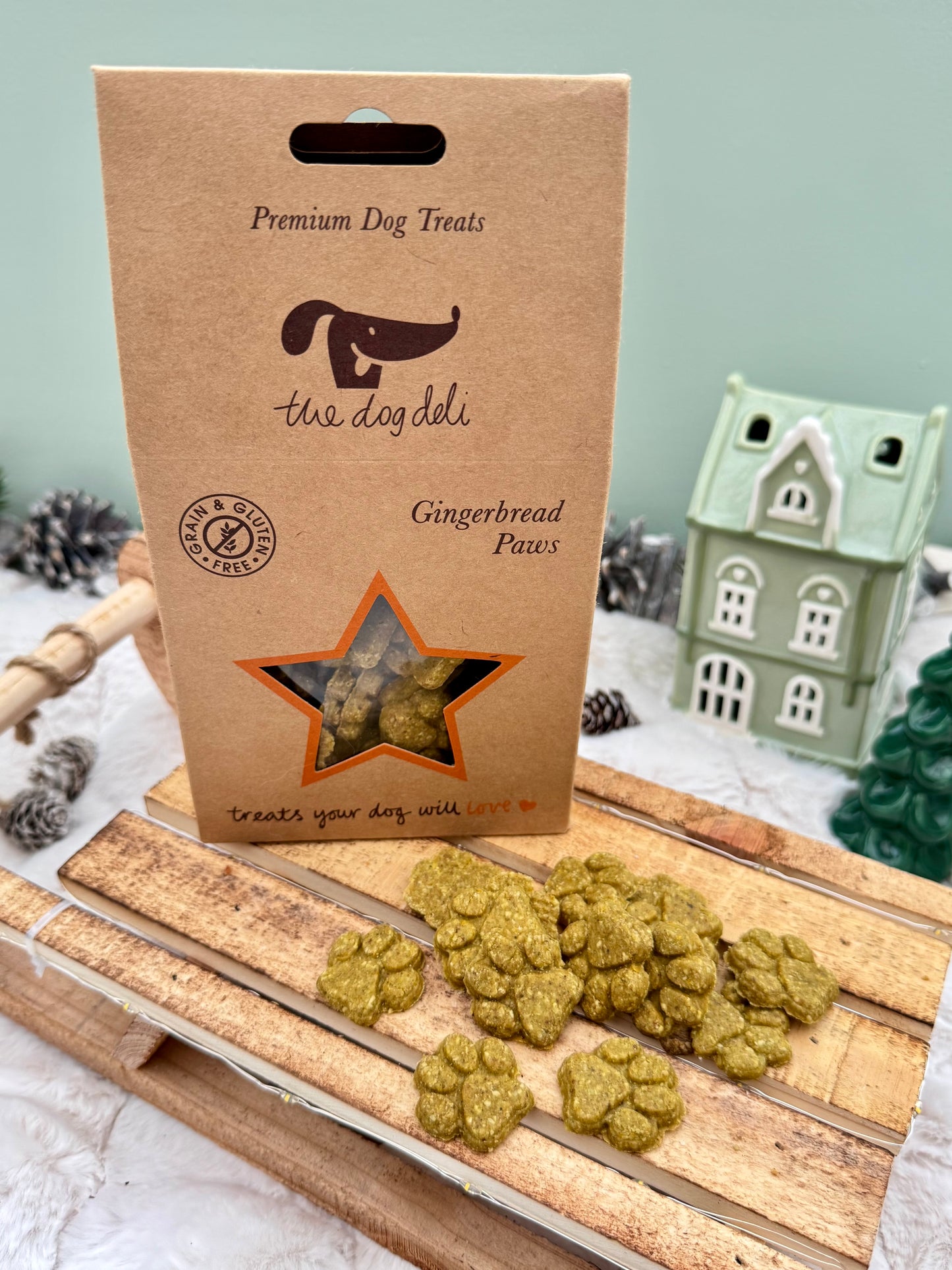 The Dog Deli Gingerbread Paws Dog Treats