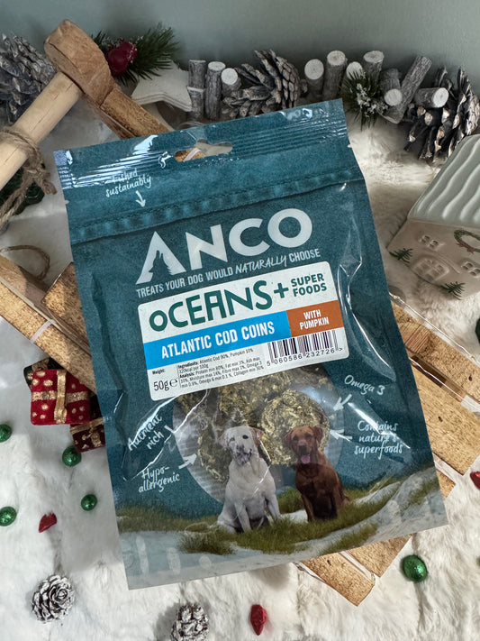 Anco Oceans+ Coins Atlantic Cod with Pumpkin