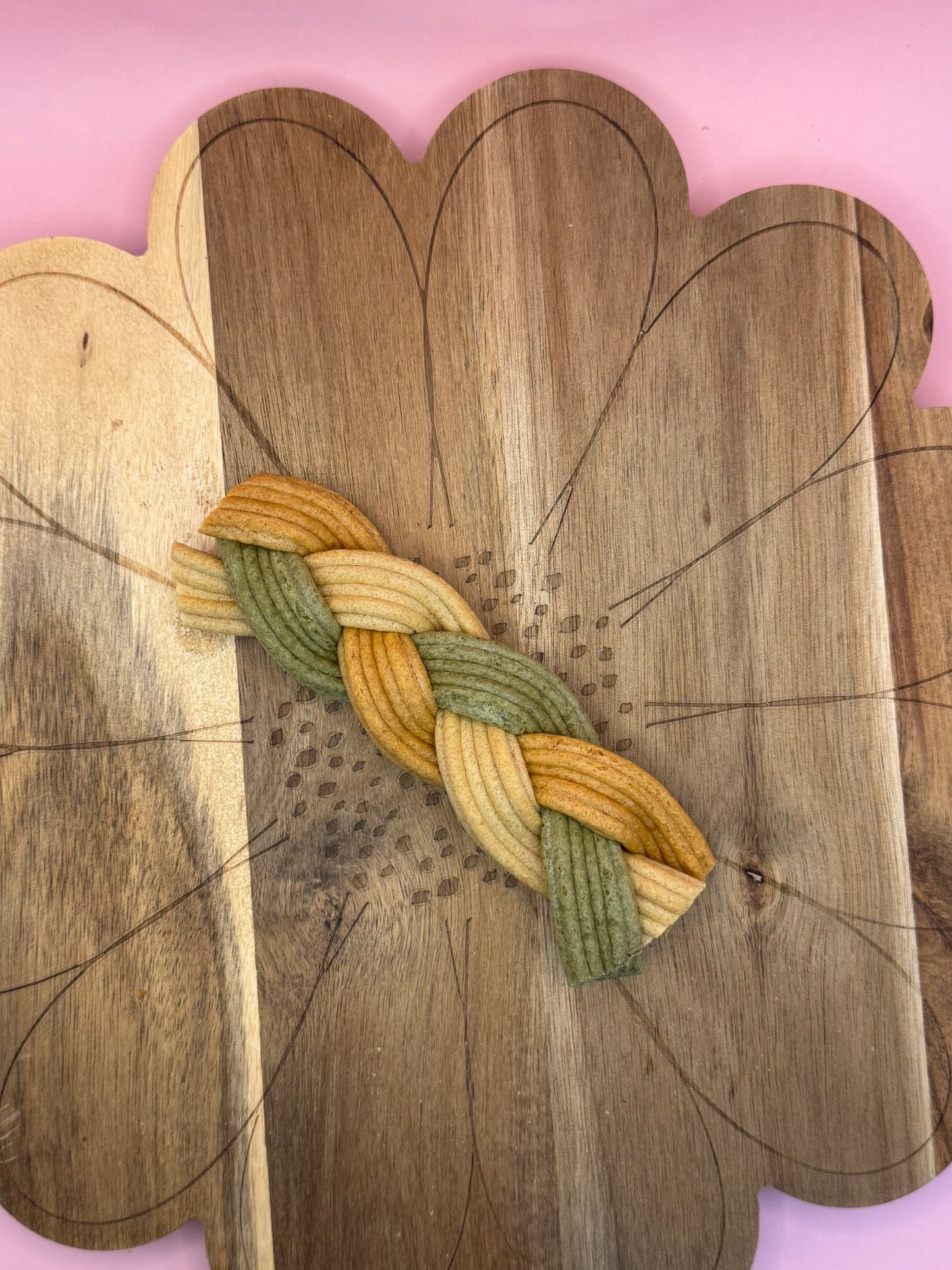 Peanut Butter Tricolour Braid