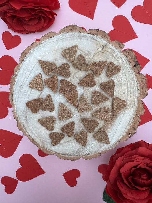Apawtiser Banana & Peanut Butter Hearts