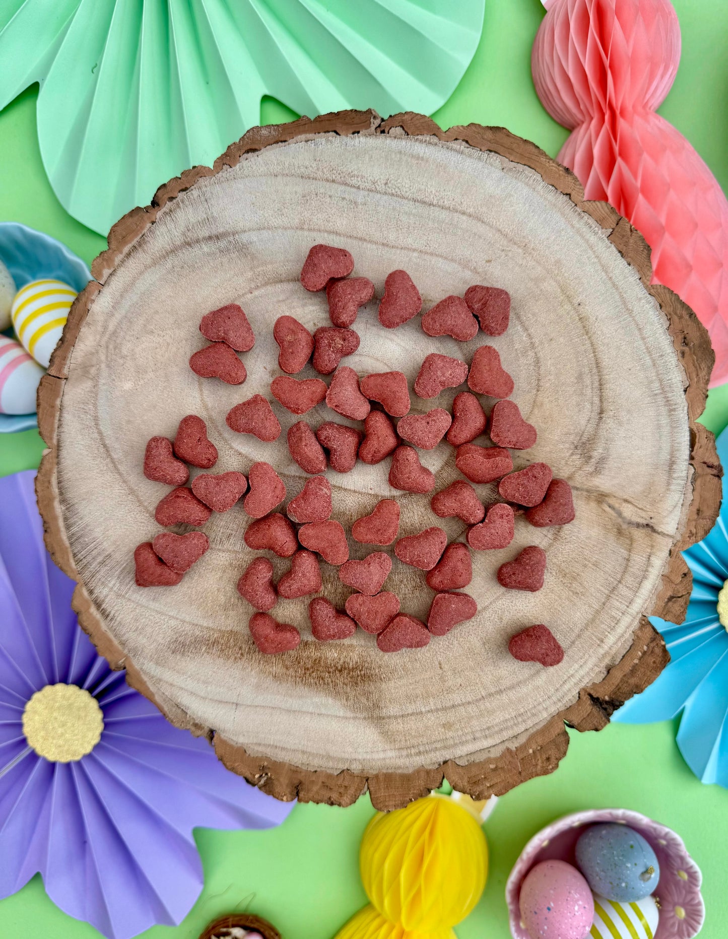 Beetroot & Dandelion Love Hearts