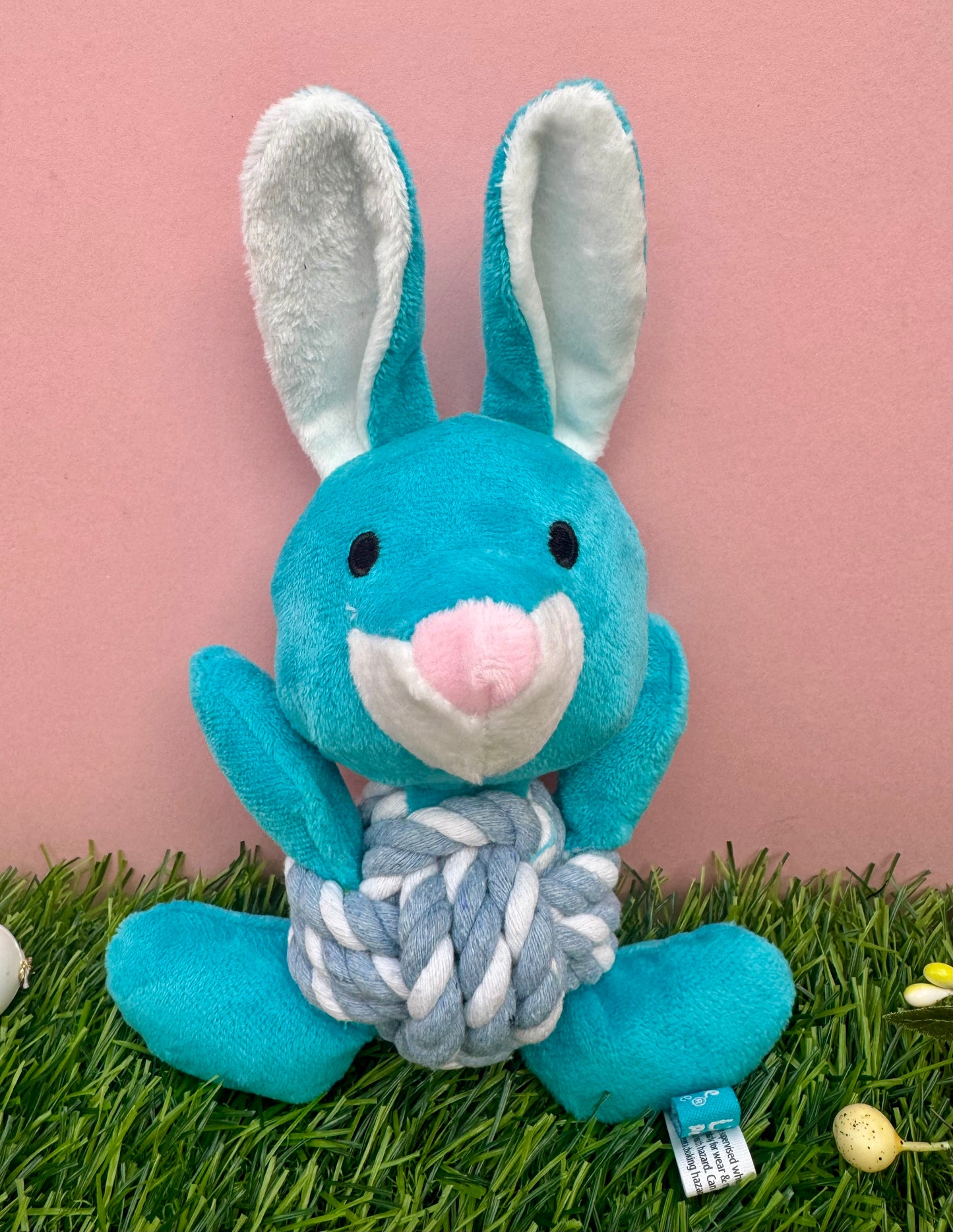 Petface Rabbit Rope Ball
