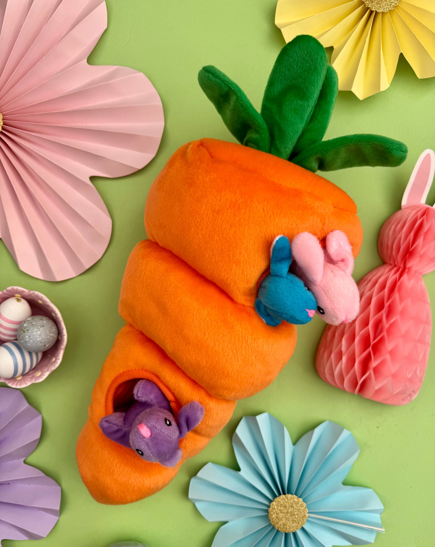 Zippy Burrow - Easter Carrot - Dog Toy