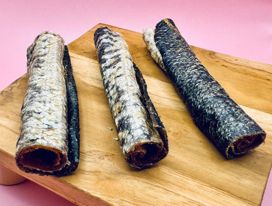 Salmon Skin with Meat