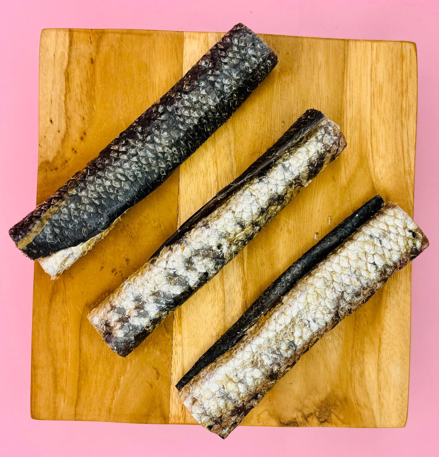 Salmon Skin with Meat