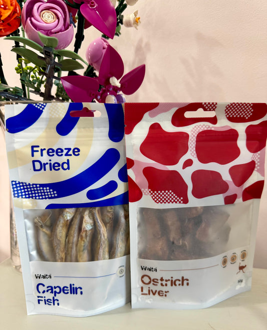 Waita Freeze Dried Ostrich Liver