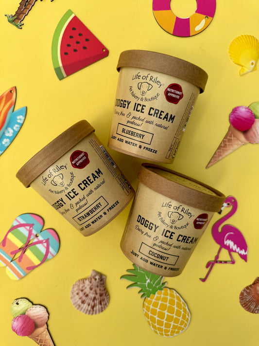 Doggy Ice Cream Mix and Make | Strawberry | Blueberry | Banana | Coconut