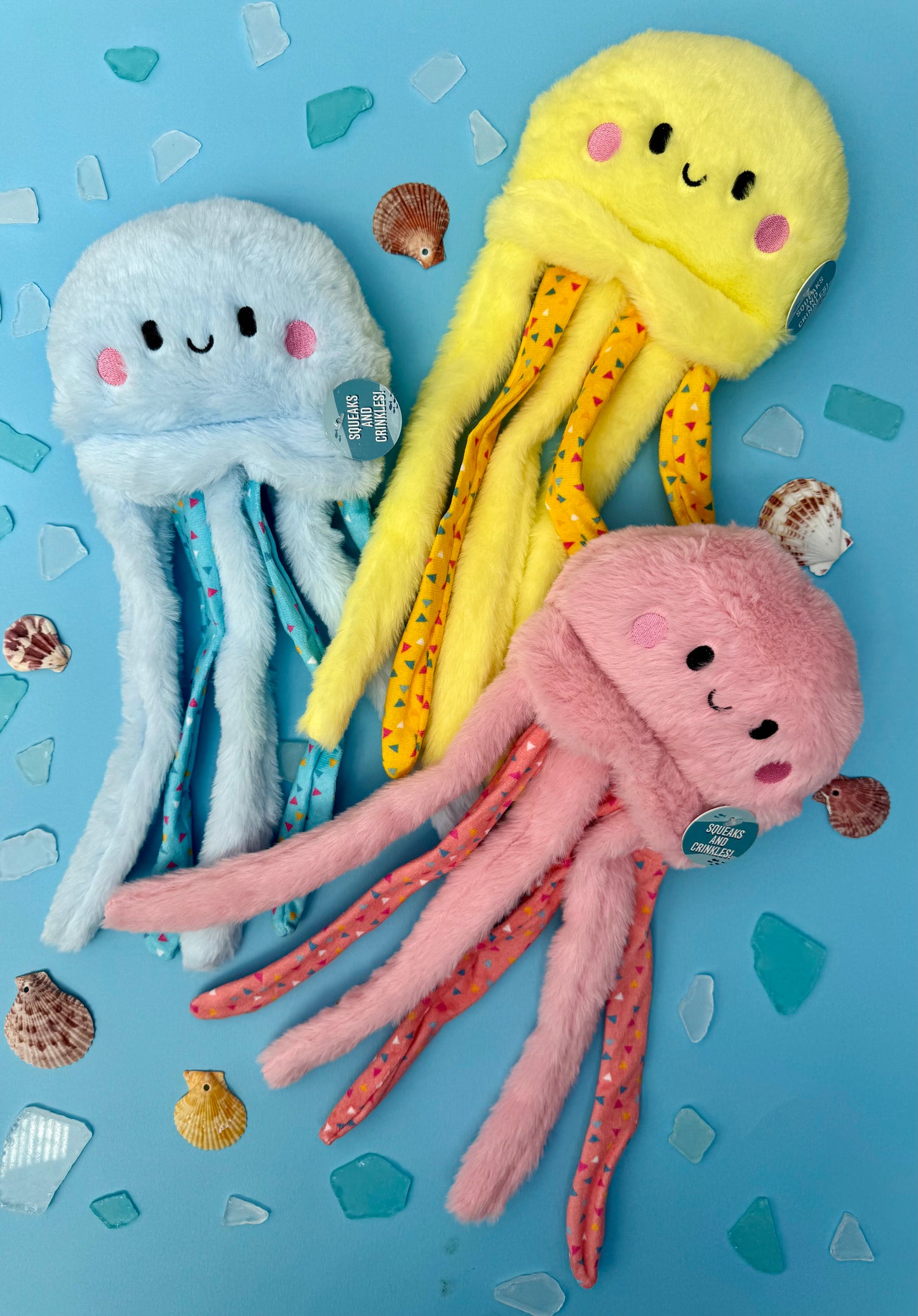 Plush Jelly Fish Toy | 3 Colours