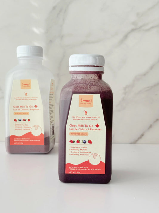 Loopy Paws Goat Milk TO GO-Mixed Berries (320ml)
