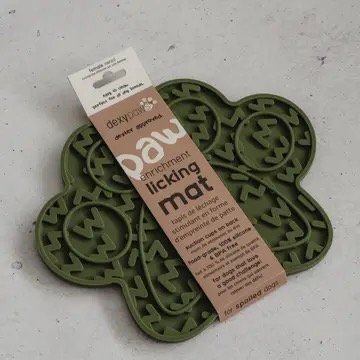 Dexy Paws | Paws Up Army Green Enrichment Mat