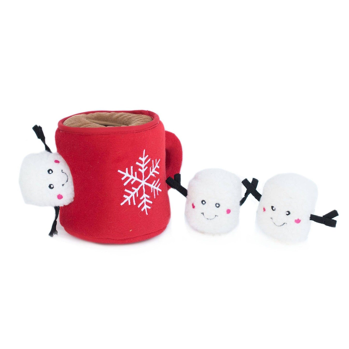 Holiday Zippy Burrow - Hot Cocoa Dog Toy