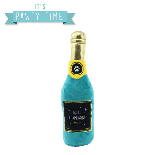 Pawty Time Champagne Dog Toy