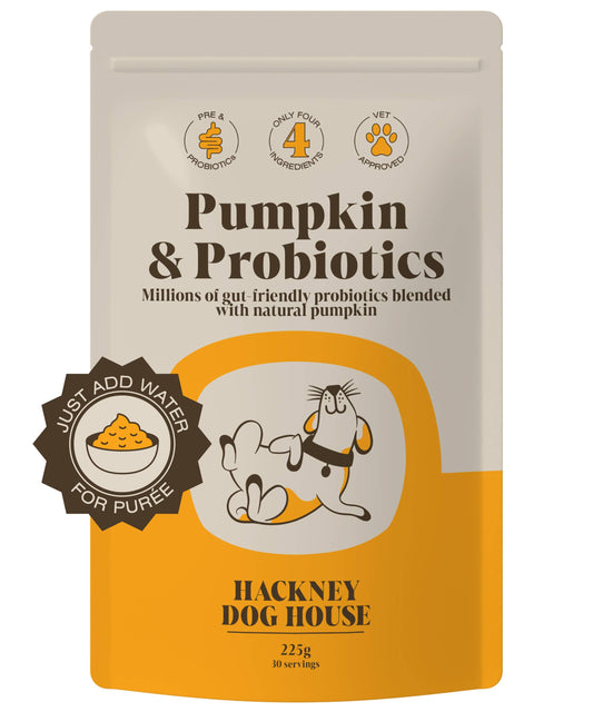 Hackney Dog House Pumpkin & Probiotics For Dogs | Real Pumpkin Powder + Probiotic