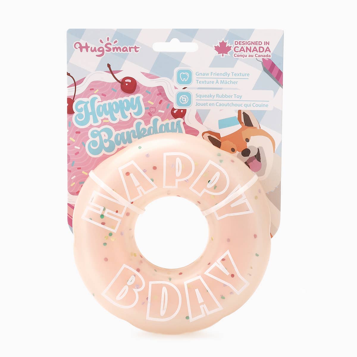 HugSmart Pet - Yappy Birthday |  Birthday Donut