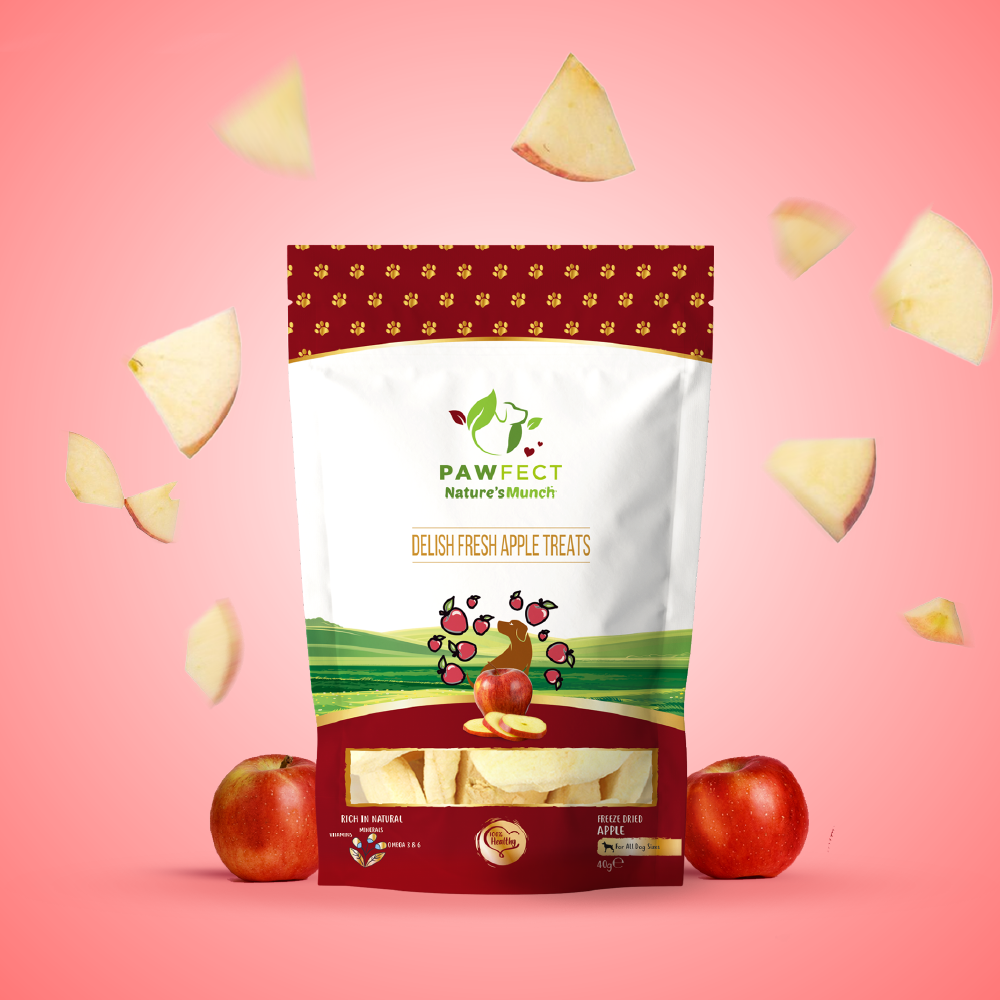 Pawfect Nature's Munch Freeze Dried Apple Treat