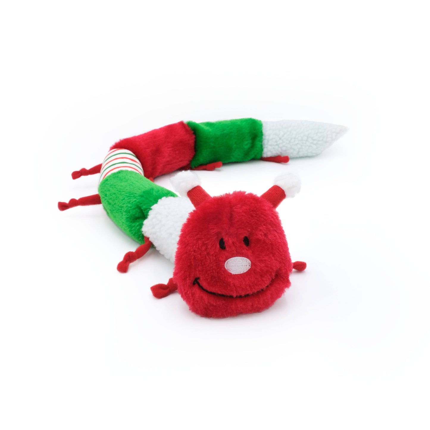 Christmas Caterpillar - Holiday Dog Toy