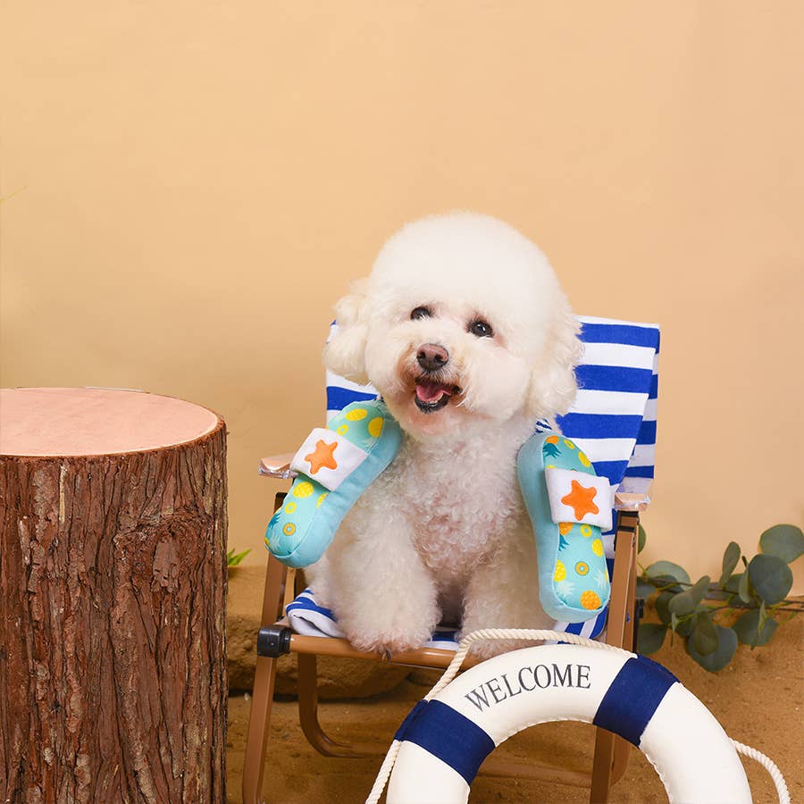 HugSmart Pet - Beach Daze | Slippers Rope Toy