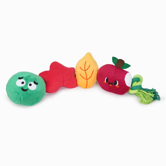 HugSmart Pet - Autumn Tailz  | Apple and Worm - Dog Rope Toy