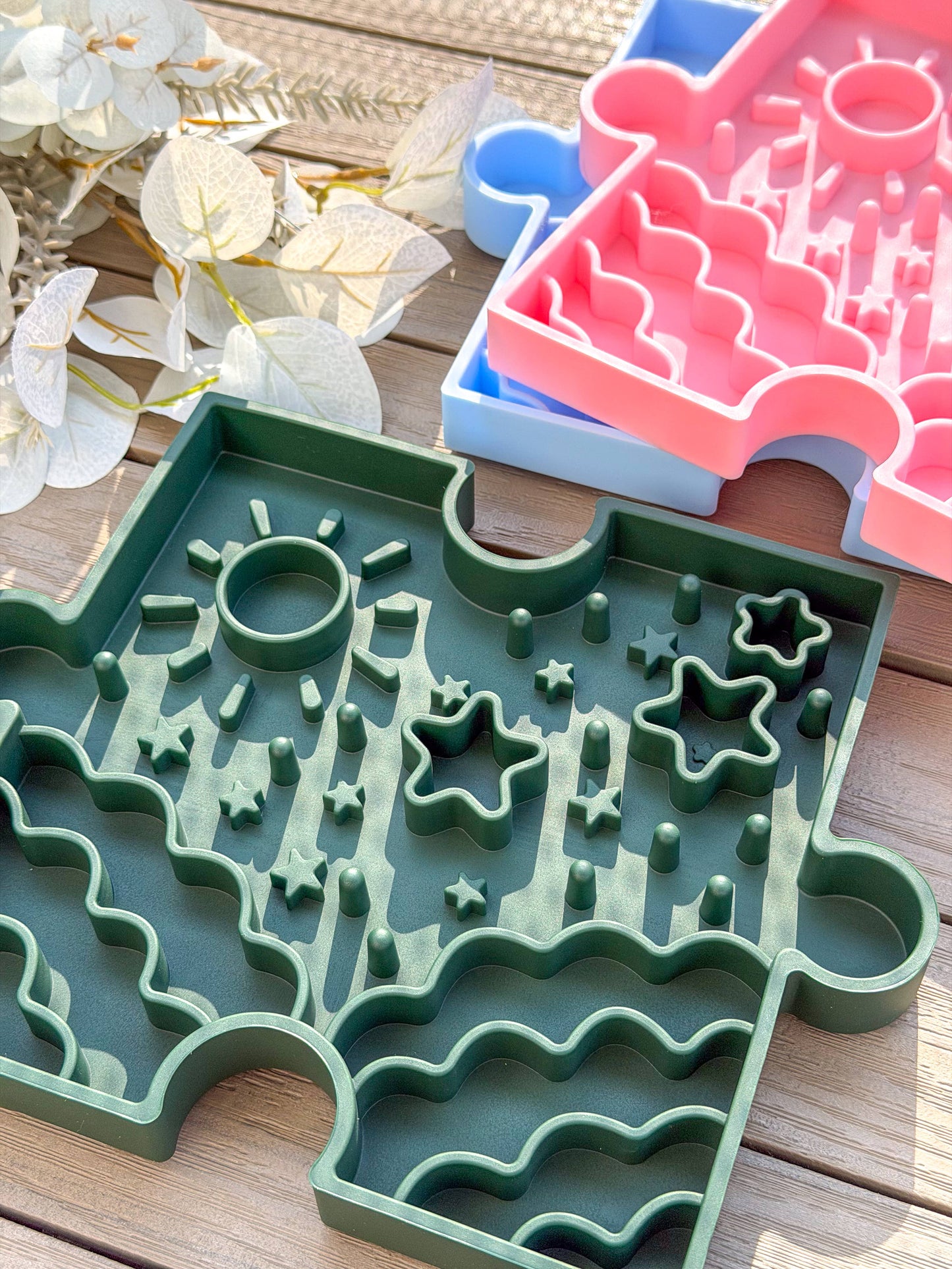 Puzzle Slow Bowl – Sky | 2 Colours