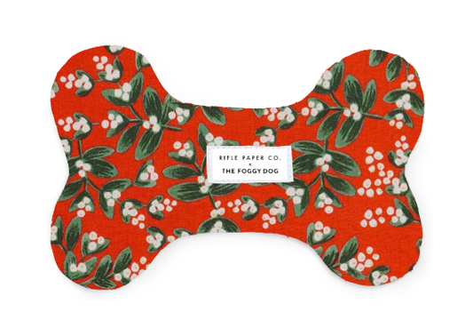 The Foggy Dog Mistletoe Dog Squeaky Toy