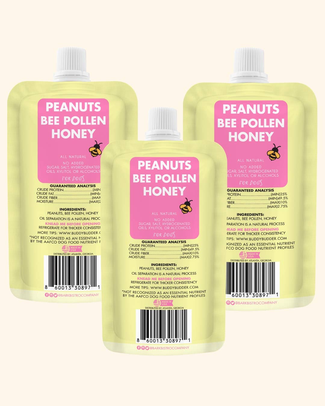 Bark Bistro Buddy Butter Peanut Butter | Beehive Buzz