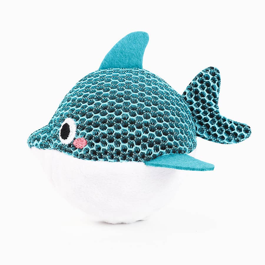 HugSmart Pet - Ocean Pals | Dolphin - Dog Ball Toy