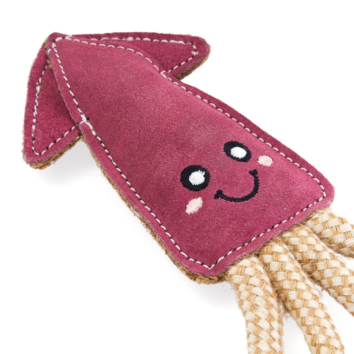EcoZippy Suede and Rope Buddies - Squid