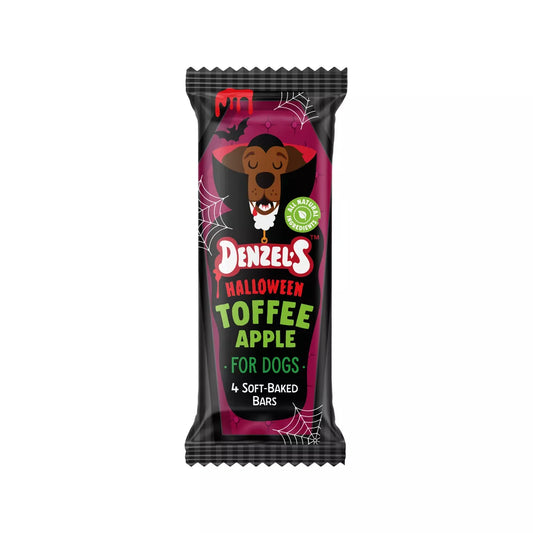 Denzel's Vegan Halloween Toffee Apple Sticks